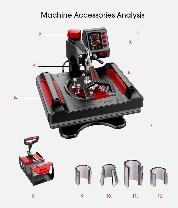 11 In 1 Combo Heat Press Machine